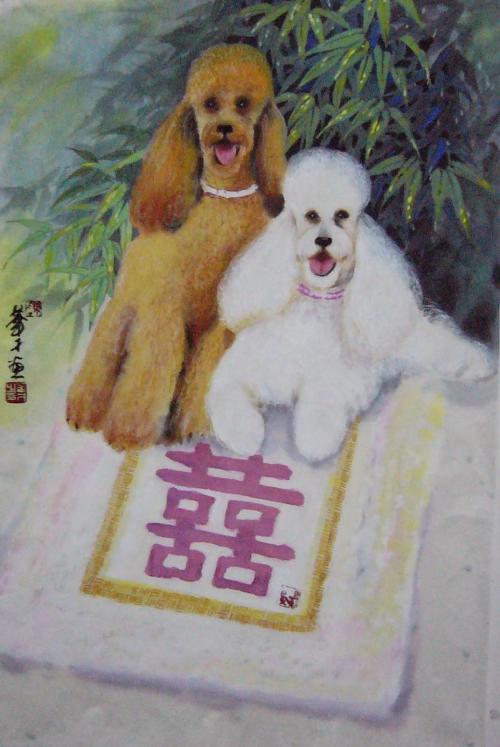 A Pair Of Poodles